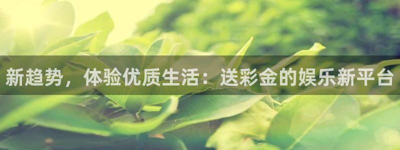 今年会集团总部：新趋势，体验优质生活：送彩金的娱乐新平台
