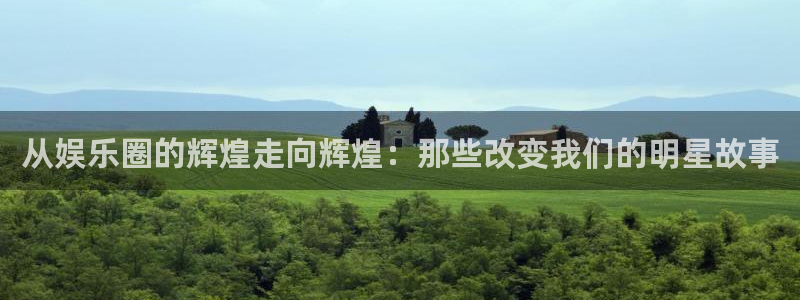今年会游戏官网版：从娱乐圈的辉煌走向辉煌：那些改变我们的明星故事